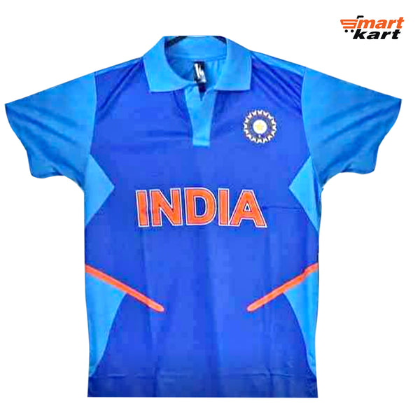 Cricket India Jersey Half Sleeve Cricket Supporter T-Shirt - size XXL