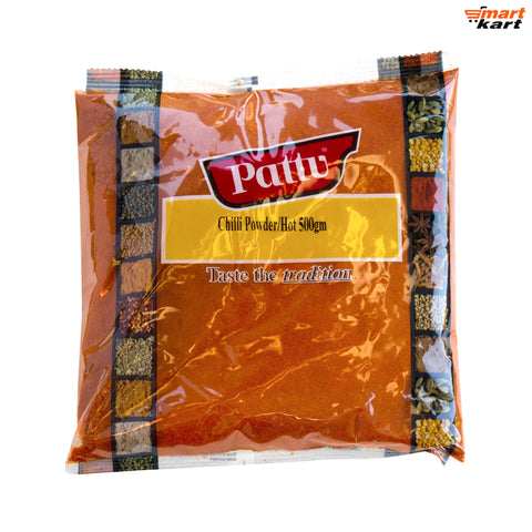 Pattu Chilli Powder Hot - 500gm