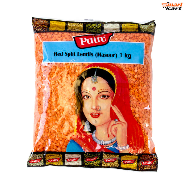 Pattu Red Split Lentils (Masoor) - 1Kg