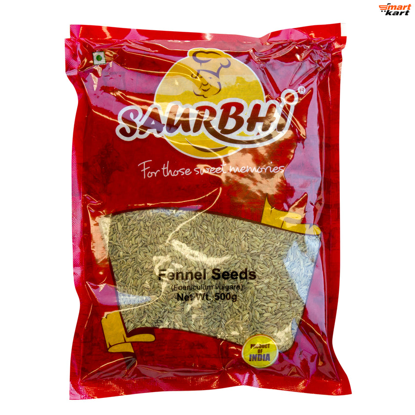 Saurbhi Fennel Seeds Raw - 200gm