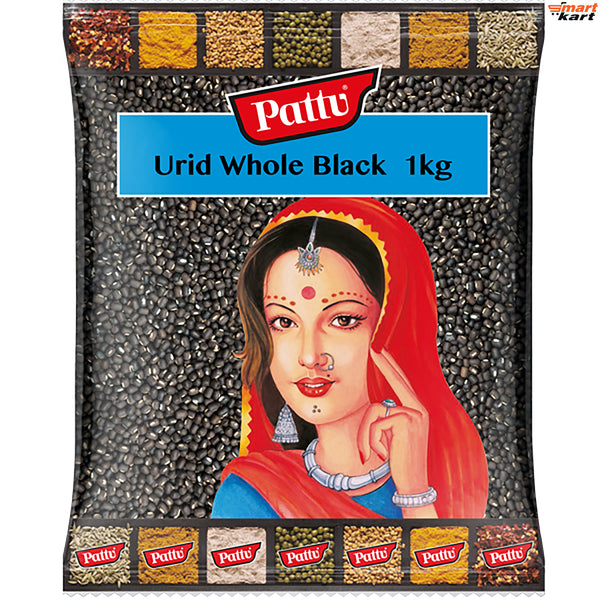 Pattu Urid Whole ( Black ) - 1Kg