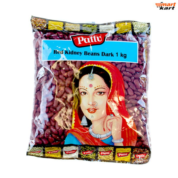 Pattu Red Kidney Beans - Dark/ Rajma Dark - 1Kg - Best before July 2023